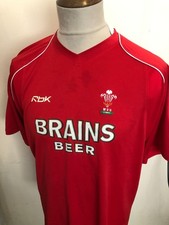 WALES REEBOK RUGBY UNION SHIRT