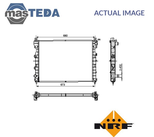 53096 engine cooling radiator - engine,