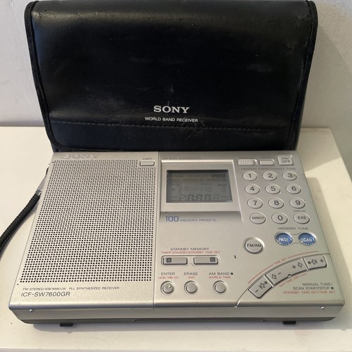 Sony icf sw7600gr portable - sony,