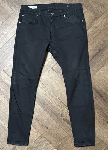 Zara mens black slim - slim, denim