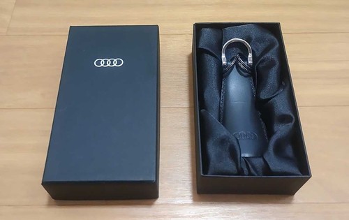 Audi shoehorn black keychain - audi,
