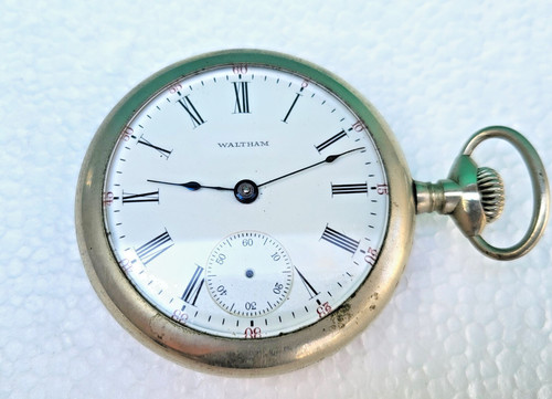 Waltham pocket watch - watch, 18s