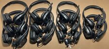 Job lot of 11 x Plantronics Wired Telephone 'Call Centre' Headsets With Mic