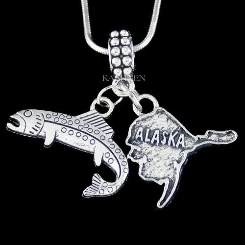 Alaska state map fishing - state,