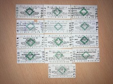 13. . X.  Green. Diamond.  Platform.  TICKETs.  (.  SB-8.   )