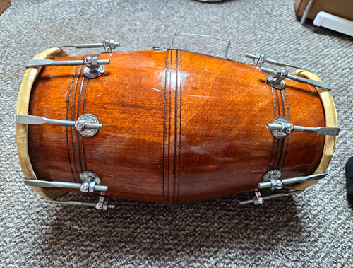 Wooden analogue dholak drum - wooden,