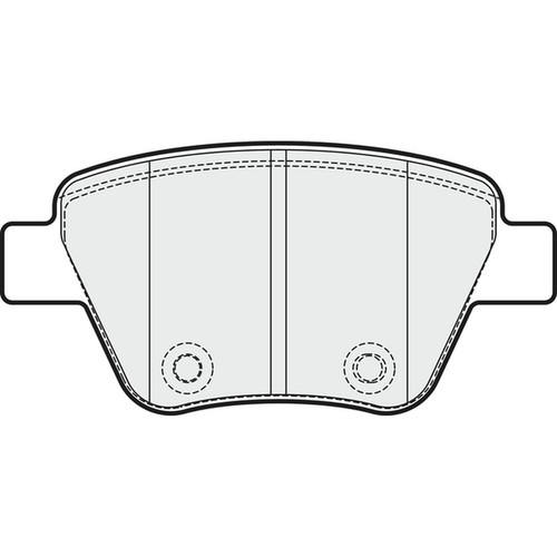Brake pads set for - set, vw