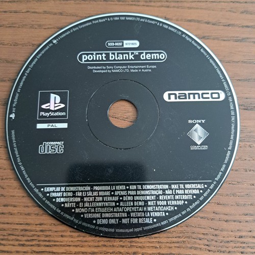 Namco point blank - namco, demo
