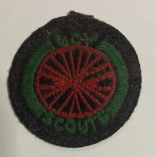 Boy scout badge - badge, (cyclist)