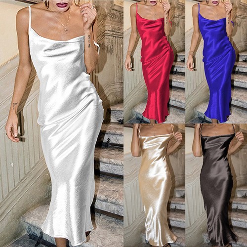 Women satin silk strappy - women's,
