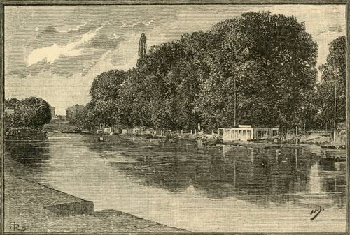 The barges 1898 - barges, moored