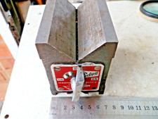 Used Eclipse no 934 magnetic vee block size 100 x 70 x 95 mm high with 2 vees
