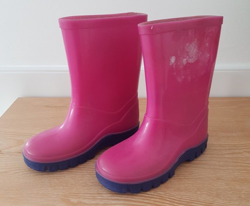 Girls pink wellies rain - wellies, /