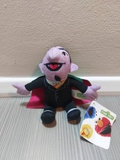 Sesame Street Count von Count Plush Keyring Bag Charm 7" with Tag