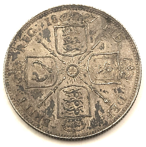 1887 queen victoria - 1887, silver