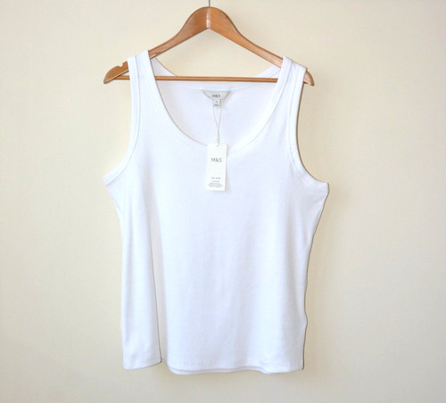 S white ribbed - m,