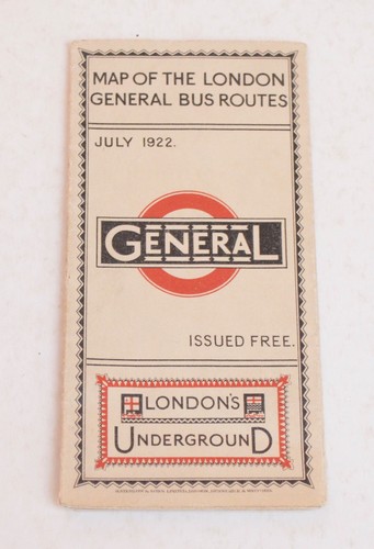 Bus coach pocket map - coach, london