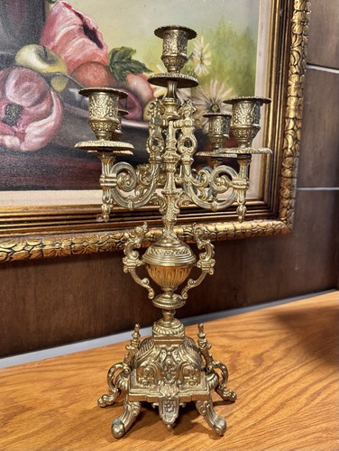 Vintage baroque candelabras - vintage,