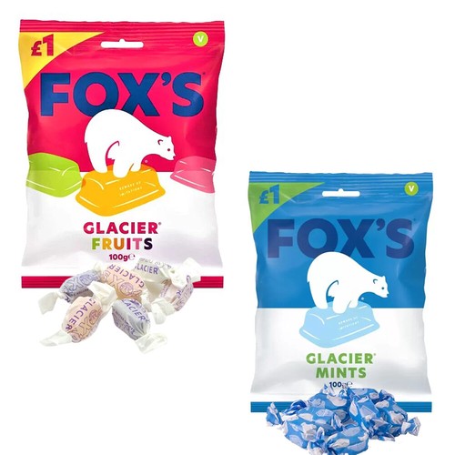 Foxs glacier fruits - glacier, mints