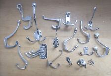 SOLID BRASS traditional hat & coat hooks old style hanging hooks peg hanger