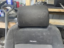 Recaro Head Rest Mk4 Golf Black Cloth Small Type Front Rear Leather Gti Tdi V6