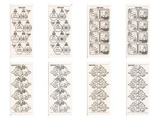 Christmas MD Peel-Offs-Silver/Gold Stickers for Card-Making 2749/50/51/52 BOGOF