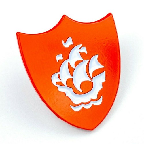 Orange blue peter - enamel, pin