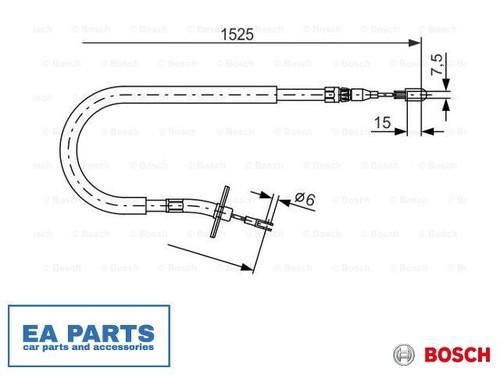 Cable parking brake - cable,,