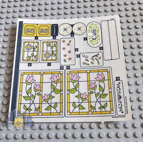 Lego friends sticker - friends, sheet