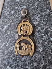 Vintage Horse Brasses Mounted