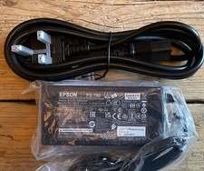 NEW Epson PS-190 Power Supply For Receipt Printer. 24v 2.1A + UK Mains Lead