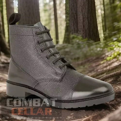 Black all leather parade dms - leather,