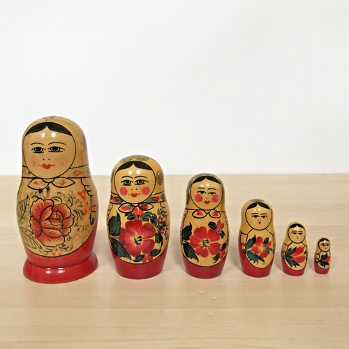 Vintage classic wooden russian - vintage,