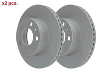 X2 PCS FRONT BRAKE DISC ROTORS