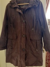 Lovely Purple Shiny Klass Mac With Hood Size 16 Laundered Great Condition