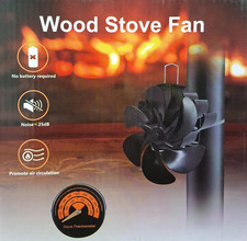 Heat Powered Log Burner Wood