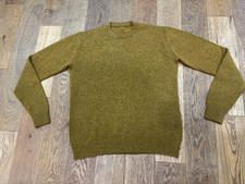 MUJI Men's Wool Mustard Jumper