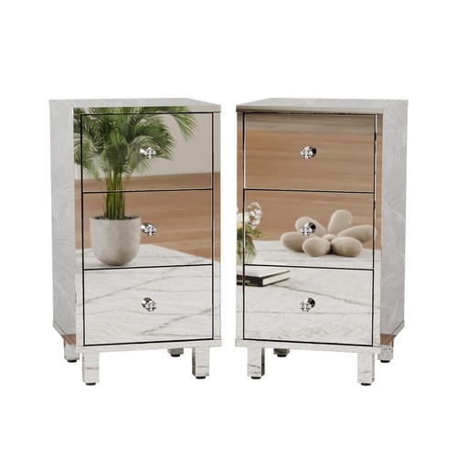 Bonnlo mirrored bedside - bonnlo,