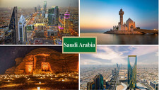 Saudi Arabia Fridge Magnet