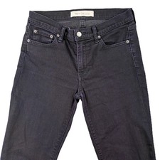 Gap 1969 Women’s Real Straight Jeans Size 26 Reg Black