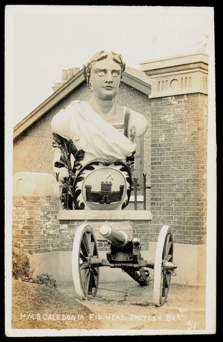 Hms caledonia figurehead - hms,