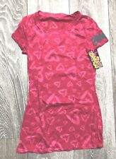 zumba pink t shirt top ladies lightweight top fitness gym dance Small, size 8-10