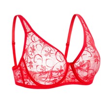Hot Ultra-Thin Lace Bra Women
