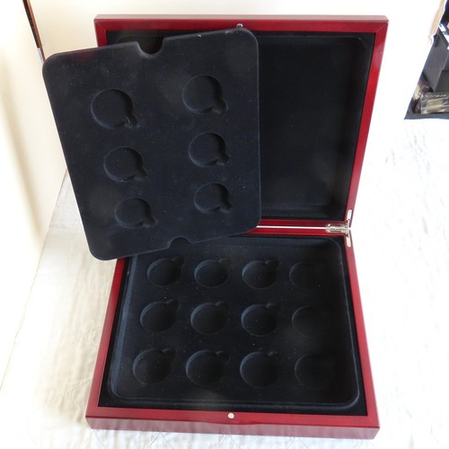 Wooden coin presentation - coin,