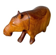 Hand carved mahogany wood - carved,