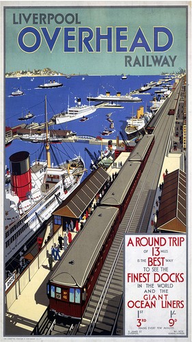 Liverpool overhead railway - liverpool,