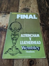 Altrincham V Leatherhead Challenge Trophy Final 1978 Wembley Final