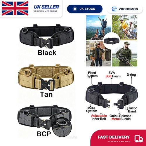 Tactical molle waist belt - tactical,
