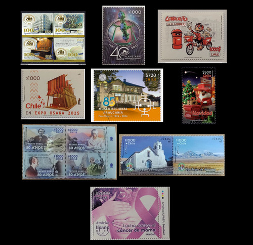 Sellos chile 2025 completo - chile,