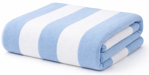 Large beach towel striped - large,